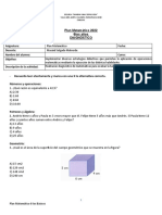 Plan Matem. 6tos Diagnósticos