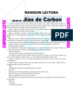 Ficha Los Dias de Carbon para Quinto de Primaria