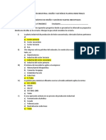 Diseño y gestión de plantas industriales: prueba diagnóstica