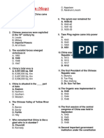 China Constitution MCQs