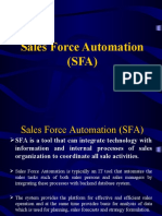 Sales Force Automation (SFA)