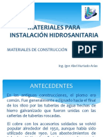 Materiales para Instalacion Hidrosanitaria