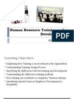 Human Resource Training Development Methods