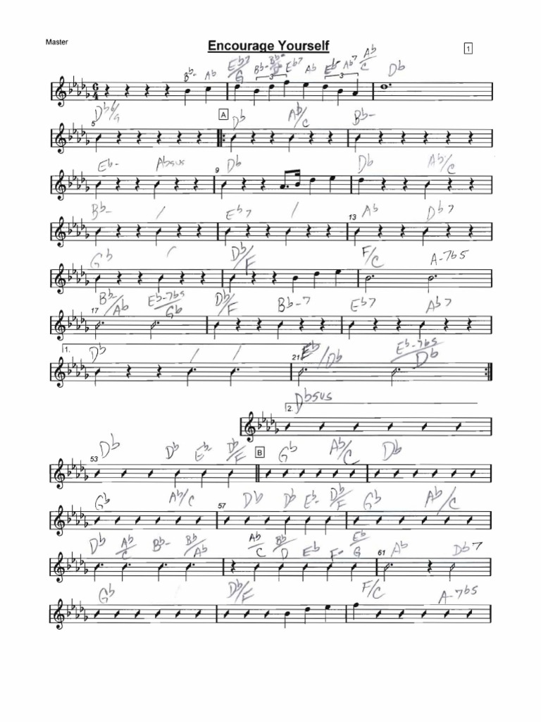 Encourage Yourself Chart Donald Lawrence Pdf