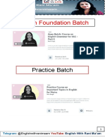English Foundation Batch