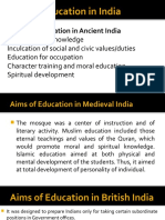 Aims of Education in India