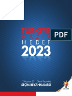 Akp-2011 Seçim Beyannamesi