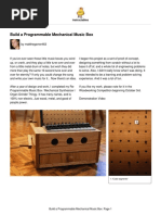 Build A Programmable Mechanical Music Box