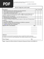 Physical Configuration Audit