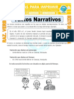 Textos Narrativos para Sexto de Primaria