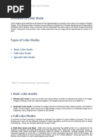 Study Material - VI - Colour Modes