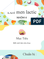 Lên Men Lactic Nhóm 4