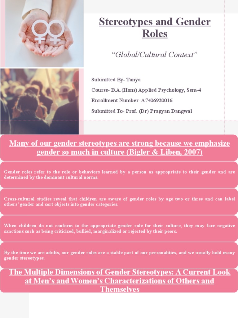 Understanding Gender Roles and Stereotypes | PDF | Gender Role ...