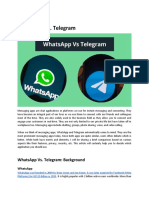 Whatsapp Vs Telegram