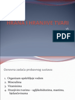 HRANA I HRANJIVE TVARI