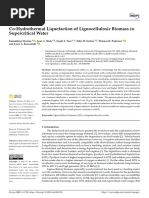 Energies: Co-Hydrothermal Liquefaction of Lignocellulosic Biomass in Supercritical Water