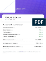 Slice Account Statement - Jan '22