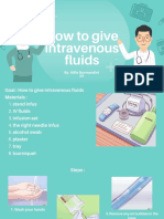 How To Give Intravenous Fluid