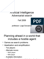 Artificial Intelligence: Adversarial Search
