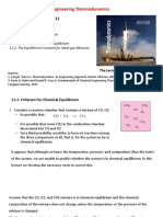 Chemical Engineering Thermodynamics: Lecture No. 11