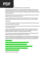 consejo de la defensa nacional