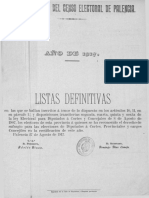 Censo Electoral 1917 - Antiguedad