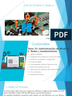 Tema 10. Administración de Windows II. Redes y Mantenimiento