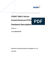 FONST 5000 U Series Packet Enhanced OTN Equipment Hardware Description K