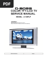 D.boss Lt-40flp Service Manual