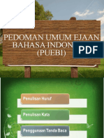 Pedoman Umum Ejaan Bahasa Indonesia (Puebi)