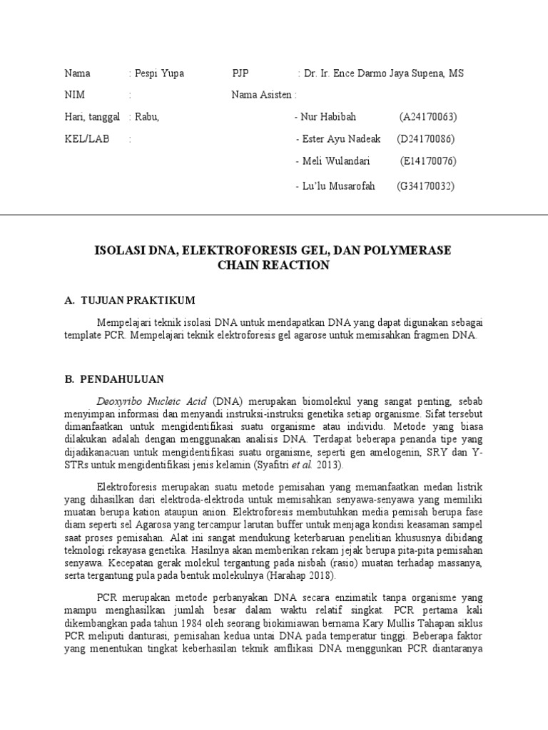 Mirsa Laprak Bio | PDF | Sains & Matematika
