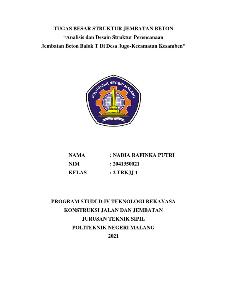 Perencanaan Jembatan Beton Pdf