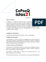 cuestionario psicosocial El método COPSOQ (ISTAS21, dinamarca