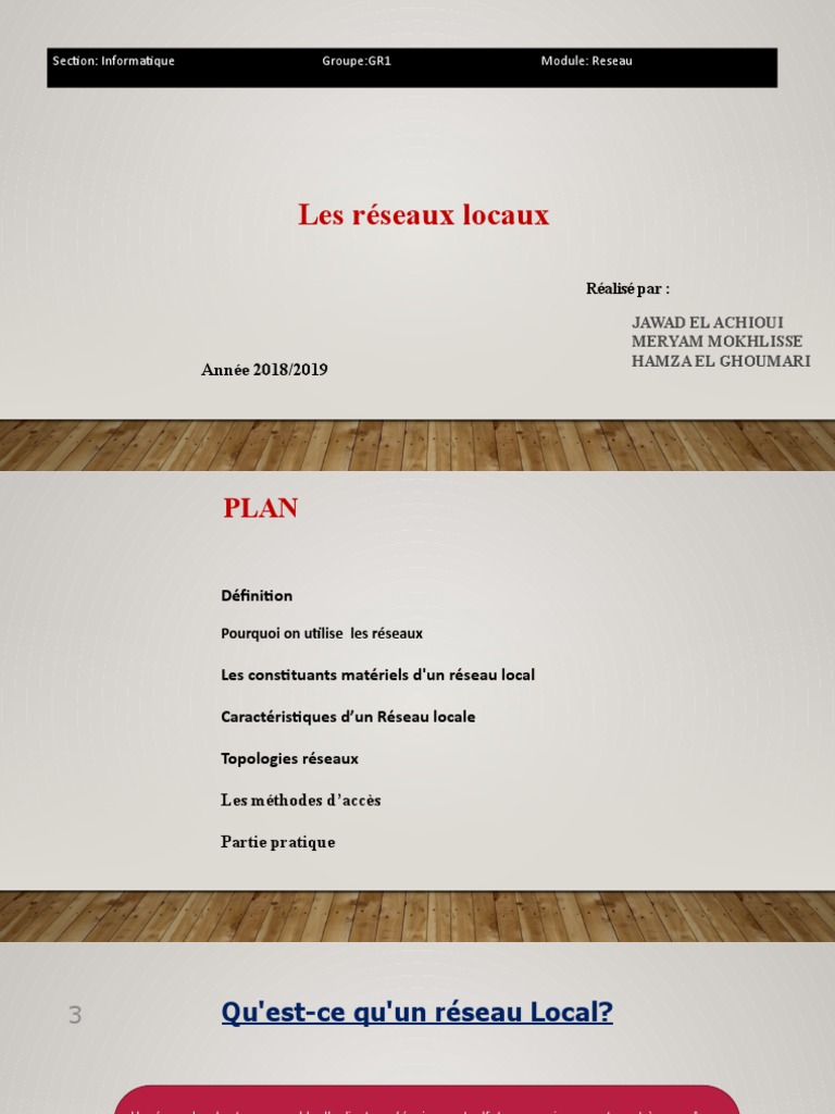 Introduction aux Réseaux Locaux (LAN) | PDF | Topologie de réseau ...