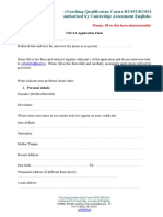 CELTA Application Form