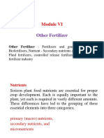 Module 6 Other Fertilizers