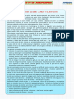 Leemos Textos Sobre Problemas de Salud Relacionados Con La Inadecuada Alimentación. PARTE II