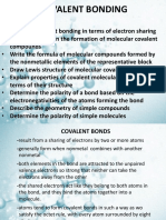 Covalent Bonding: Compounds The Nonmetallic Elements of The Representative Block