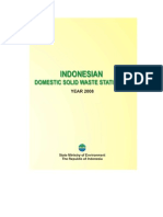 Indonesian Domestic Solid Waste Statistics 2008
