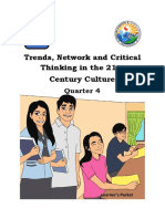 2.0 Trends Network and Critical Thinking in The 21st Century Culture Quarter