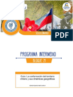 13. Guía la conformación del territorio chileno y sus dinámicas geográficas - SOLUCIONARIO