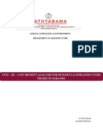 Unit - Iii - Cost Benefit Analysis For Building & Infrastructure Projects-Sara5401