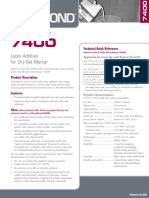 Latex Additive For Dry-Set Mortar: Chemlastic