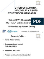 AA30 - Extraction of Alumina From The Coal Fly Ash by Hydrochloric Acid