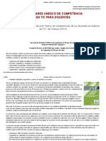 Estándares UNESCO de Competencia en TIC para Docentes