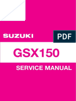 (TM) Suzuki Manual de Taller Suzuki Gsx150 2015 en Ingles