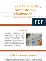 Soluciones Parenterales, Características y Clasificación