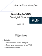 Fundamentos de Comunicações - Modulação VSB