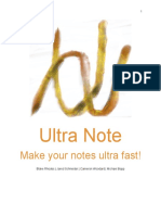 Ultra Note: Make Your Notes Ultra Fast!