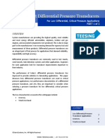 How To Select Differential Pressure Transducers: Whitepaper